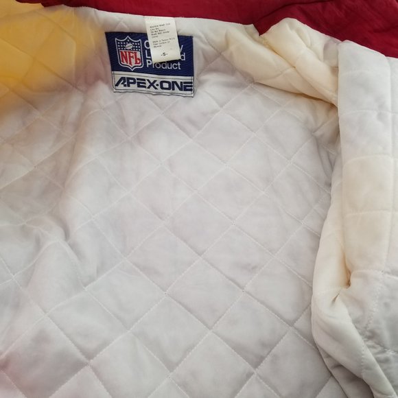 Vintage 90s Washington Redskins Apex One Jacket/Pants Puffer  NFL  Zip Sz S/M - Picture 10 of 15
